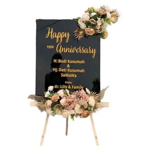 Papan Bunga Akrilik Kubangkarang